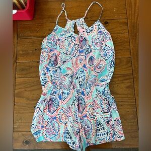 Lilly Pulitzer size medium romper with adjustable straps